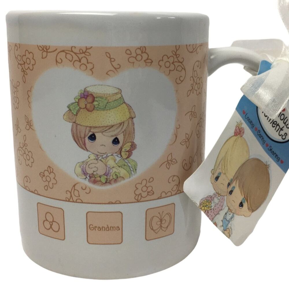 Vtg Precious Moments Coffee Mug Grandma You're My Treasure 2003 Mothers Day Gift